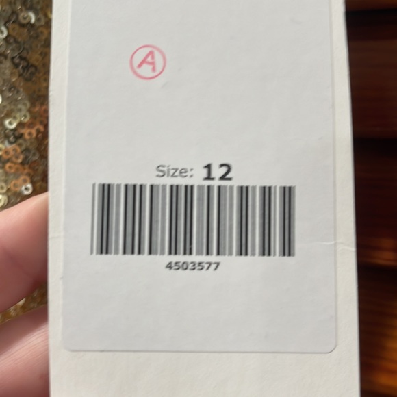 Gold sequin dress (size 12) - Picture 5 of 6